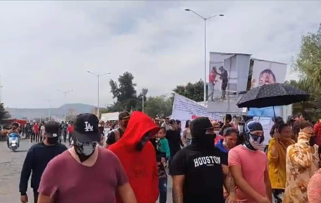 Protestan contra la Guardia Nacional y el Ejército en Ocotlán, Jalisco