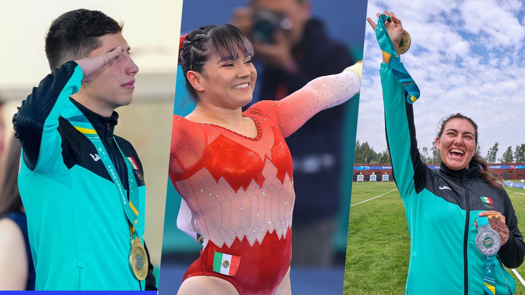Alexa Moreno, Randall Willars y Alejandra Valencia son algunos de los atletas que representarán a México en los Juegos Olímpicos de París 2024. (Foto: Mexsport).