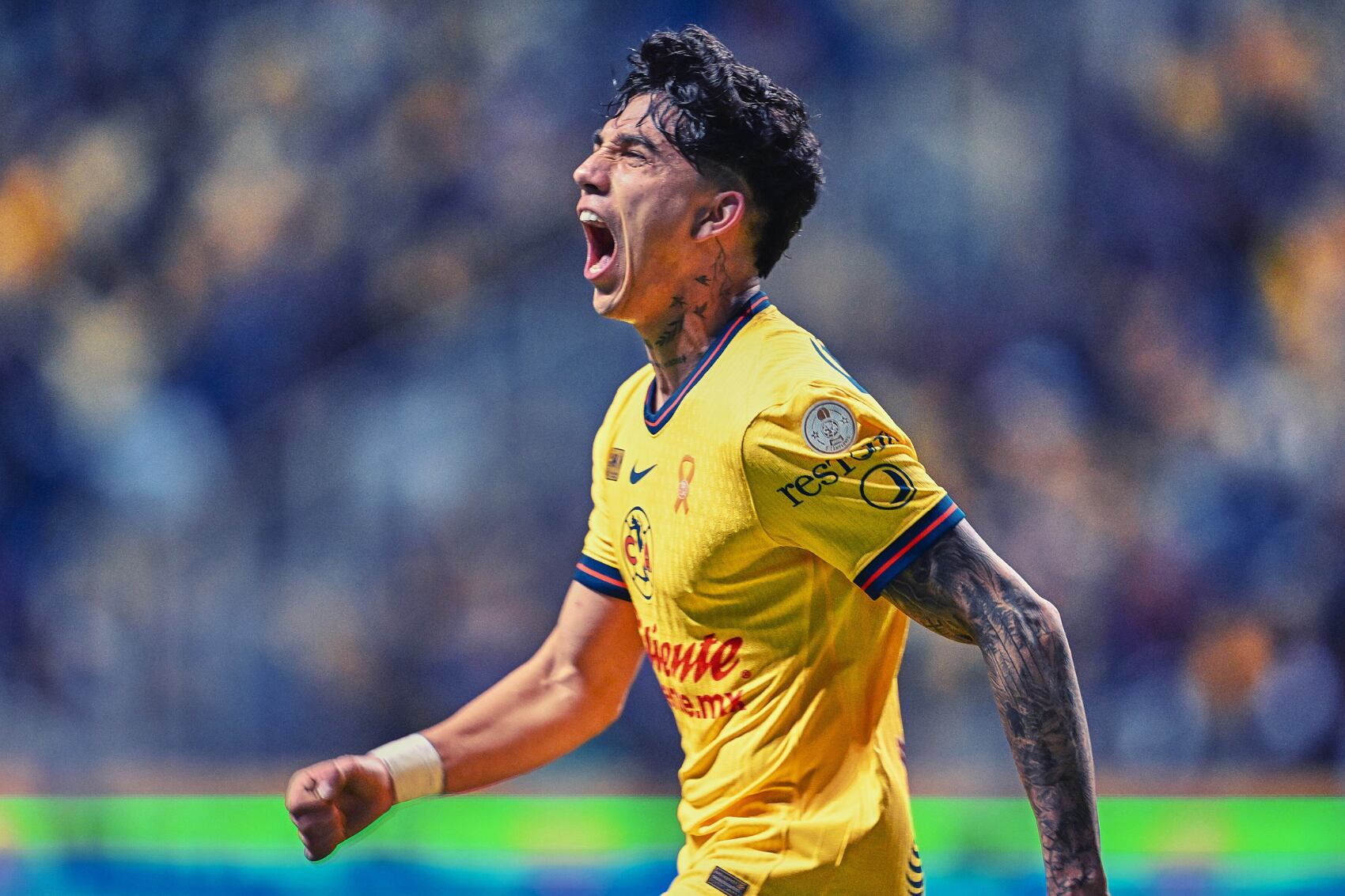 Kevin Álvarez, otro de los jugadores del Club América. (Foto: Mexsport) 