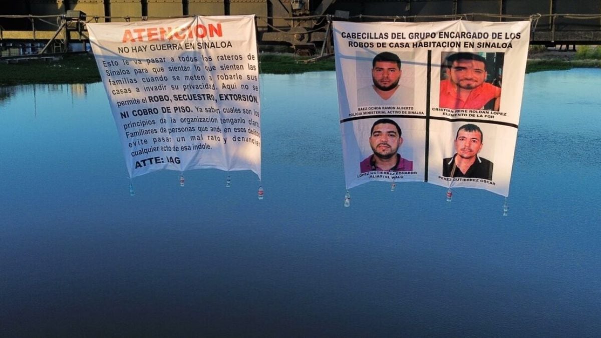 Culiacán amanece con narcomantas con ‘recado’ a secuestradores: ‘Aquí no se permite el secuestro’  