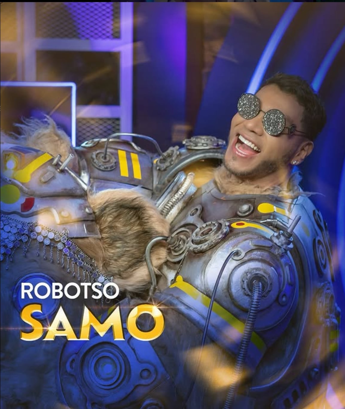 Samo participó como 'Robotso' en la sexta temporada de '¿Quién es la Máscara?'. (Foto: Instagram @quieneslamascara)