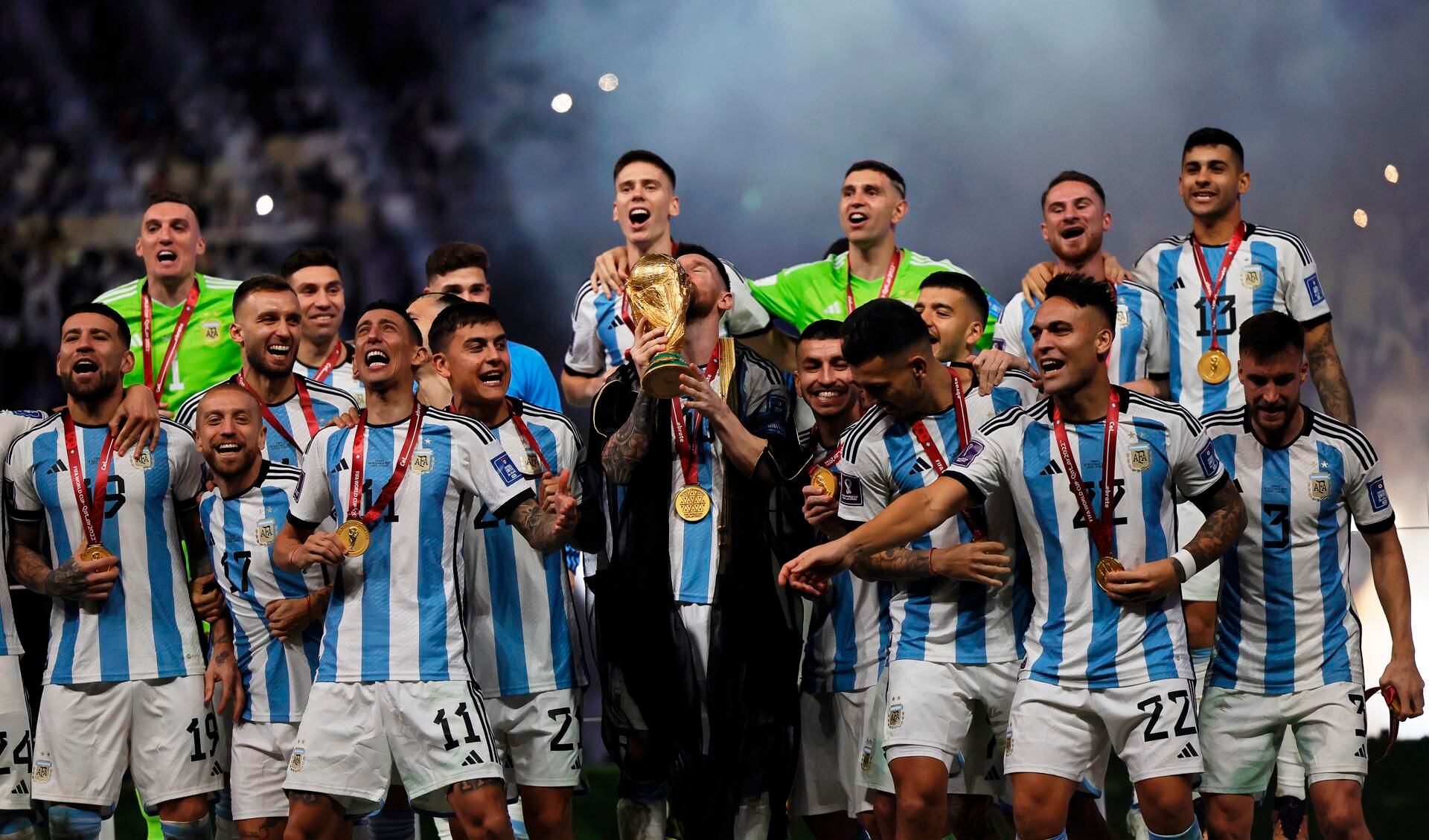 Argentina ganó el pasado Mundial de Qatar 2022.