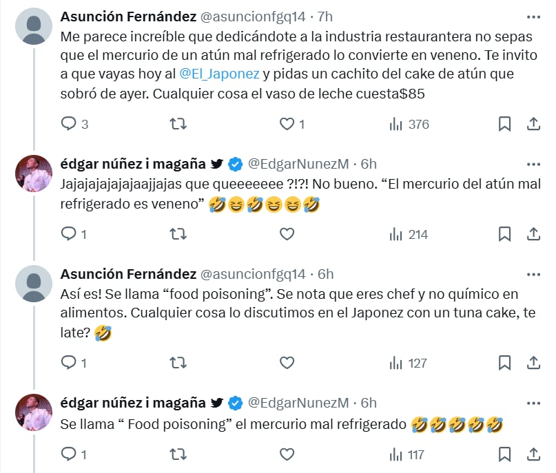 El chef Édgar Núñez comentó la polémica de El Japonez.