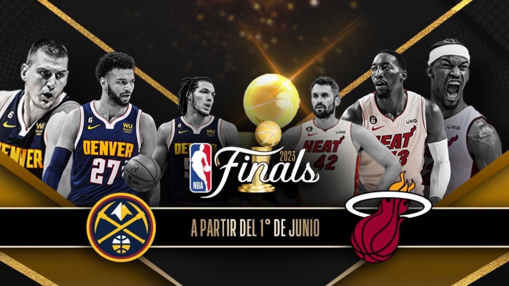 Finales de la NBA: ¿Dónde y cuándo ver EN VIVO los juegos Denver Nuggets vs. Miami Heat? 