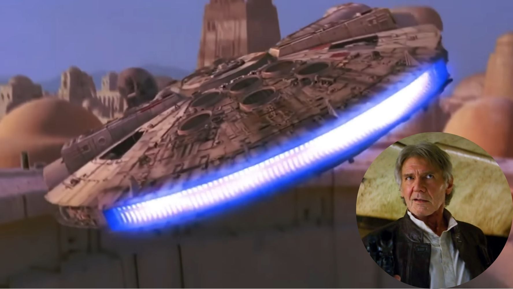 El personaje de Harrison Ford, Han Solo, es el dueño del Halcón Milenario. (Foto: Star Wars)