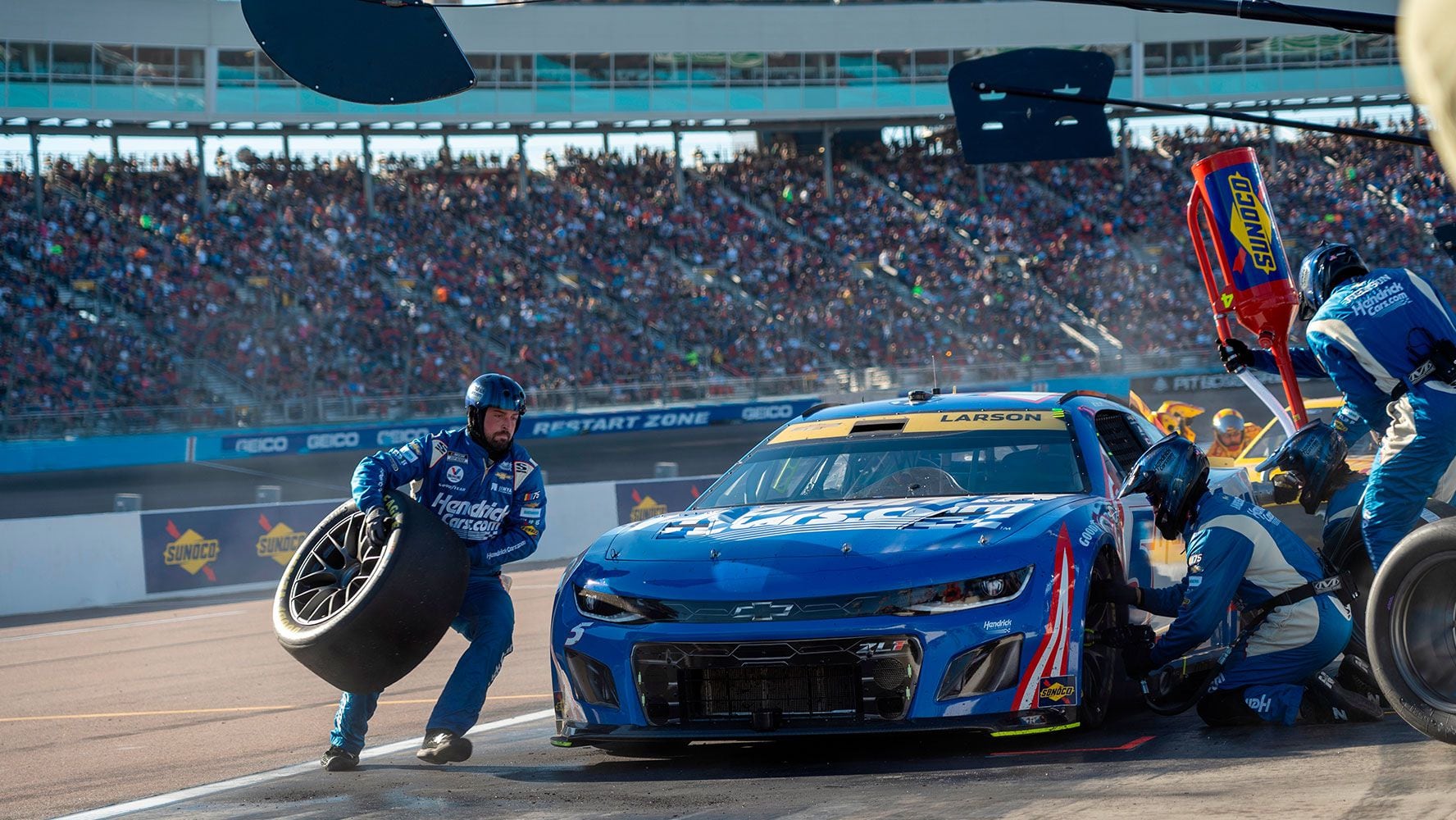 La Nascar Cup Series 2025 celebra el Pennzoil 400 en el circuito de Las Vegas Motor Speedway.