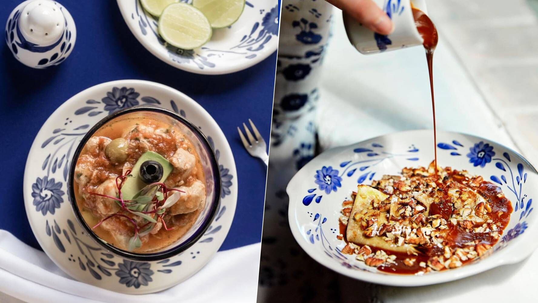El restaurante San Ángel Inn lleva 60 años en servicio, ofrece platillos mexicanos como ceviche acapulqueño y de postre, crepas con cajeta. (Fotos: Instagram / @restaurantesanangelinn).