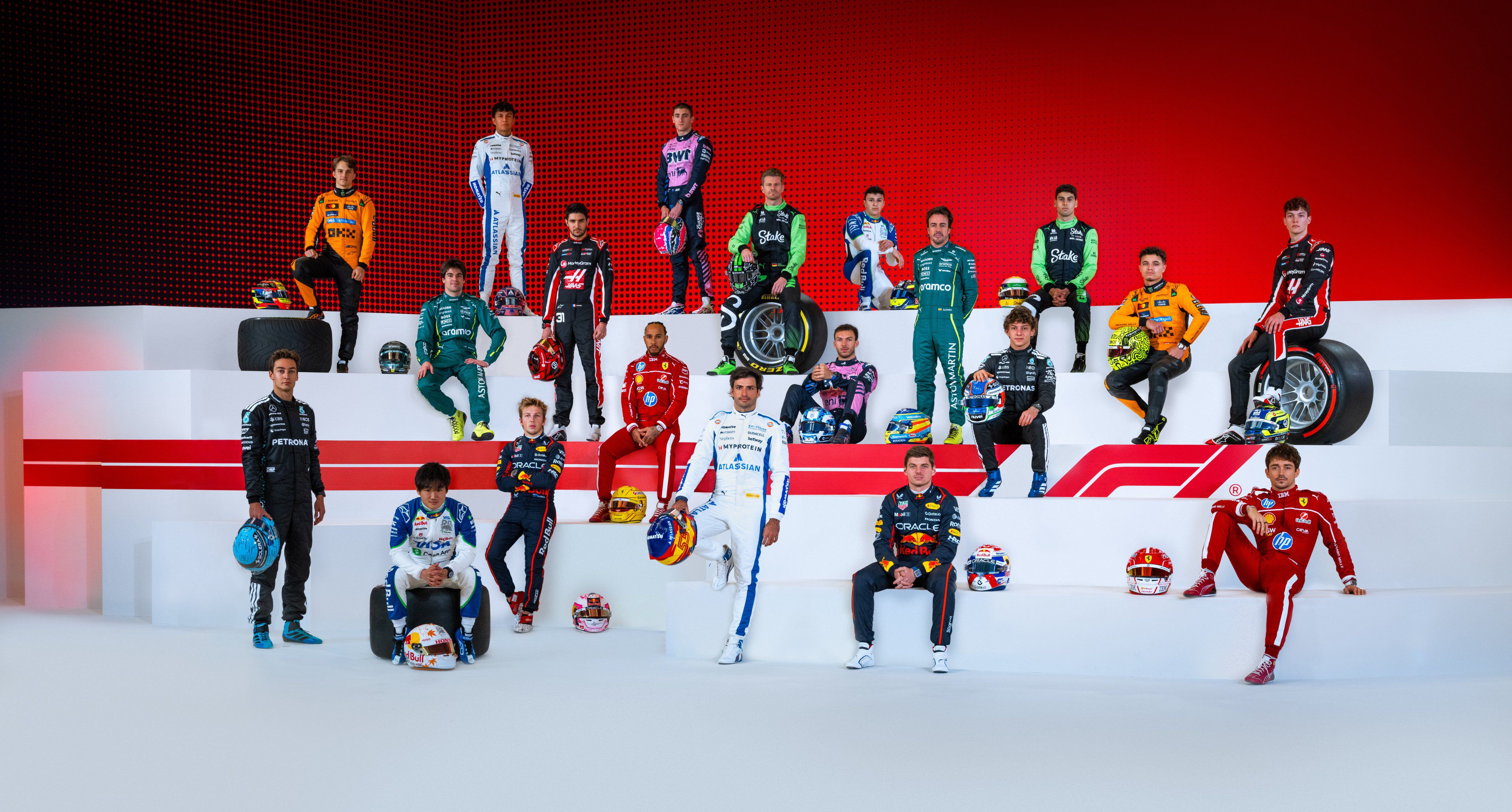 Ellos son los pilotos de Fórmula 1 este 2025. (Foto: Formula 1)