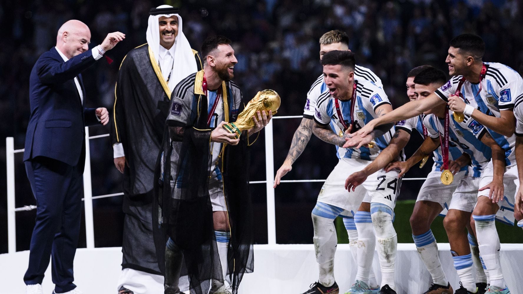 Argentina gana la Copa del Mundo pero se queda en 2do. de la clasificación de la FIFA