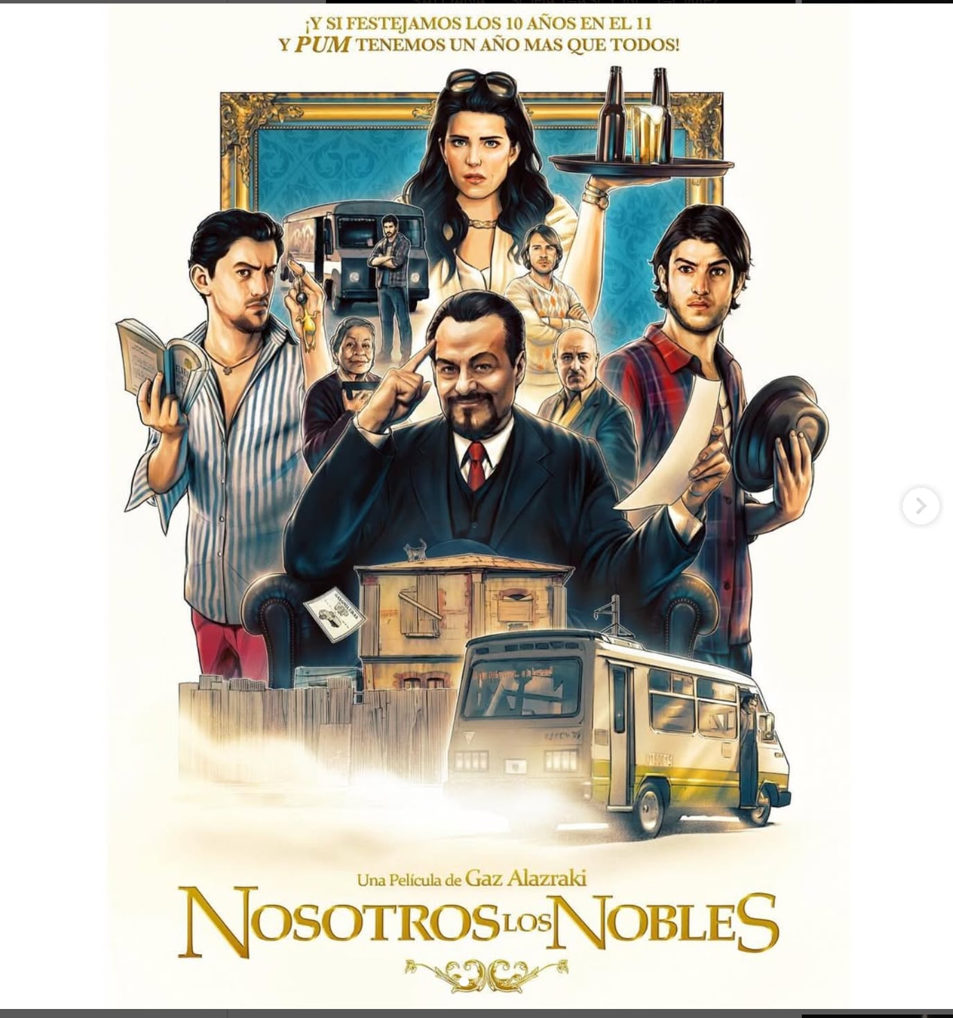 Gonzalo Vega protagonizó 'Nosotros los nobles' en 2013. (Foto: Instagram @karsiagascon)