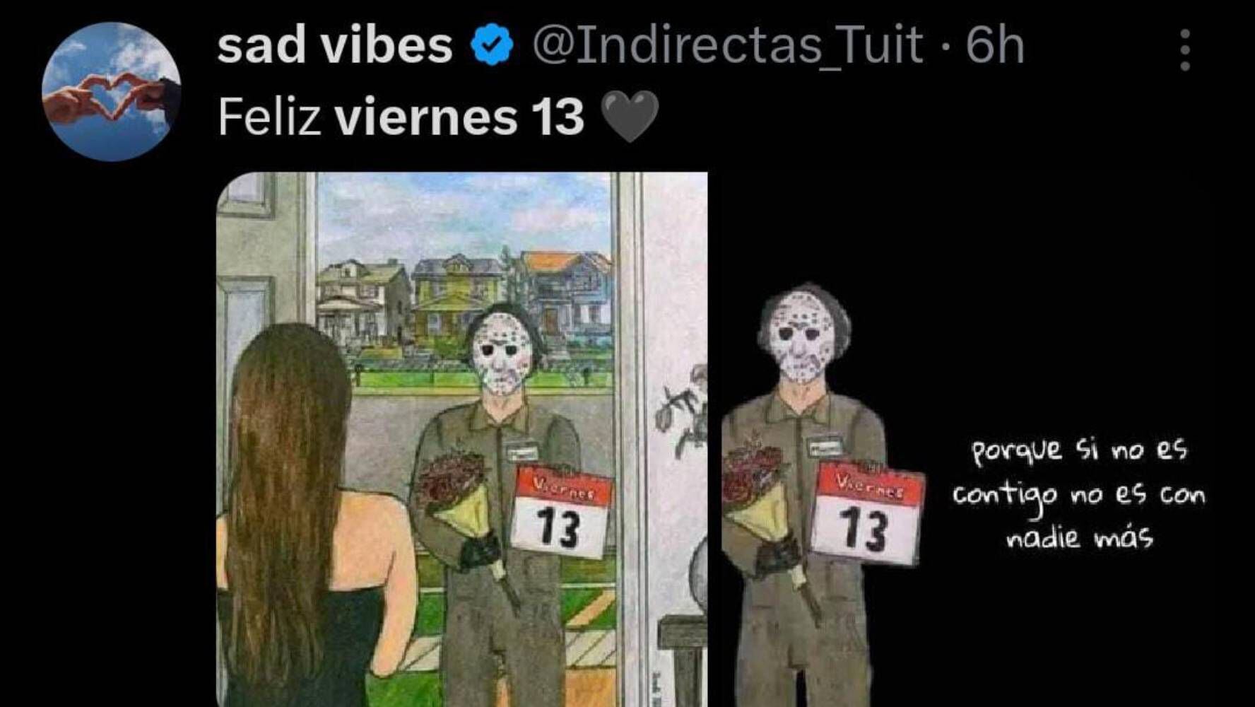 Los memes del viernes 13 de diciembre. (Foto: Captura X)