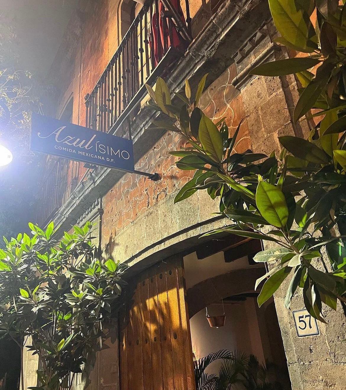 Azulísimo se encuentra en el Centro Histórico de la CDMX. (Foto: Instagram / @azulisimococina.df)