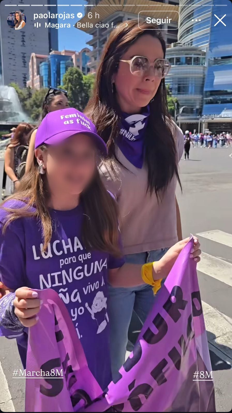 Historia de Paola Rojas en Instagram. (Foto: Captura de pantalla)