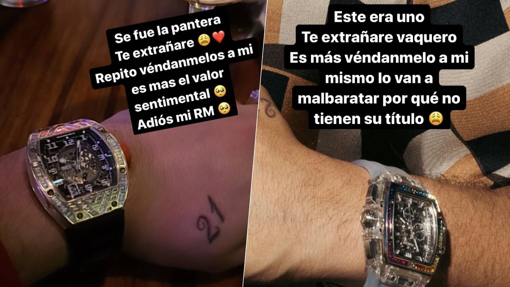 Eduin Caz denunció el robo de dos relojes de lujo. (Foto: Instagram / @eduincaz)