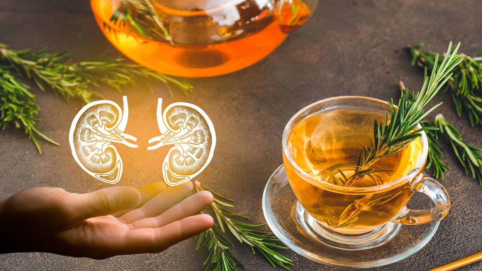 El té de romero puede traer beneficios al cuerpo, aunque no todos los remedios caseros funcionan como se espera. (Fotoarte: El Financiero / Especial).
