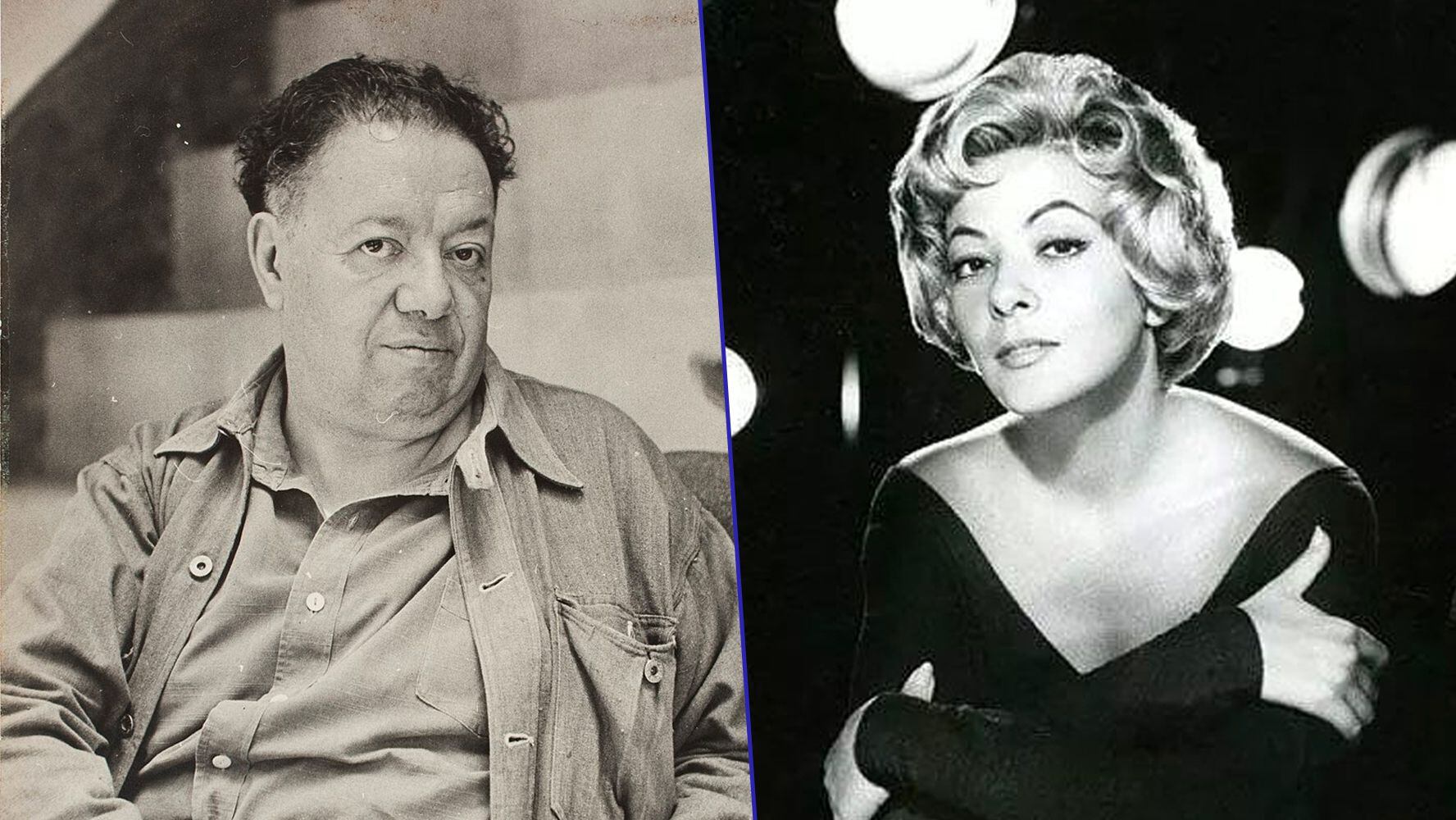 Diego Rivera retrató a Silvia Pinal (Foto: Google Art Project e Instagram @silvia.pinal.h)