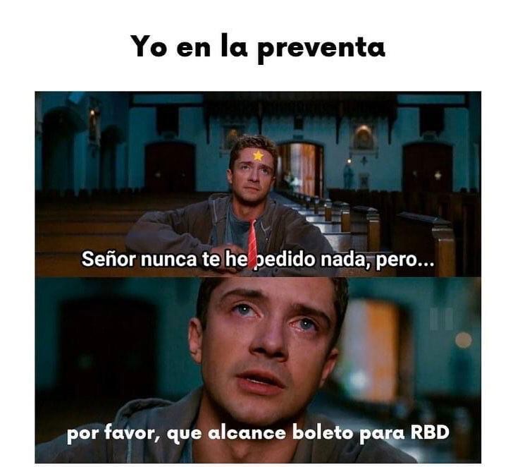 Ciertos internautas imploraban que alcanzaran boletos para el concierto de RBD. (Foto: Facebook / @secretodebonitas)