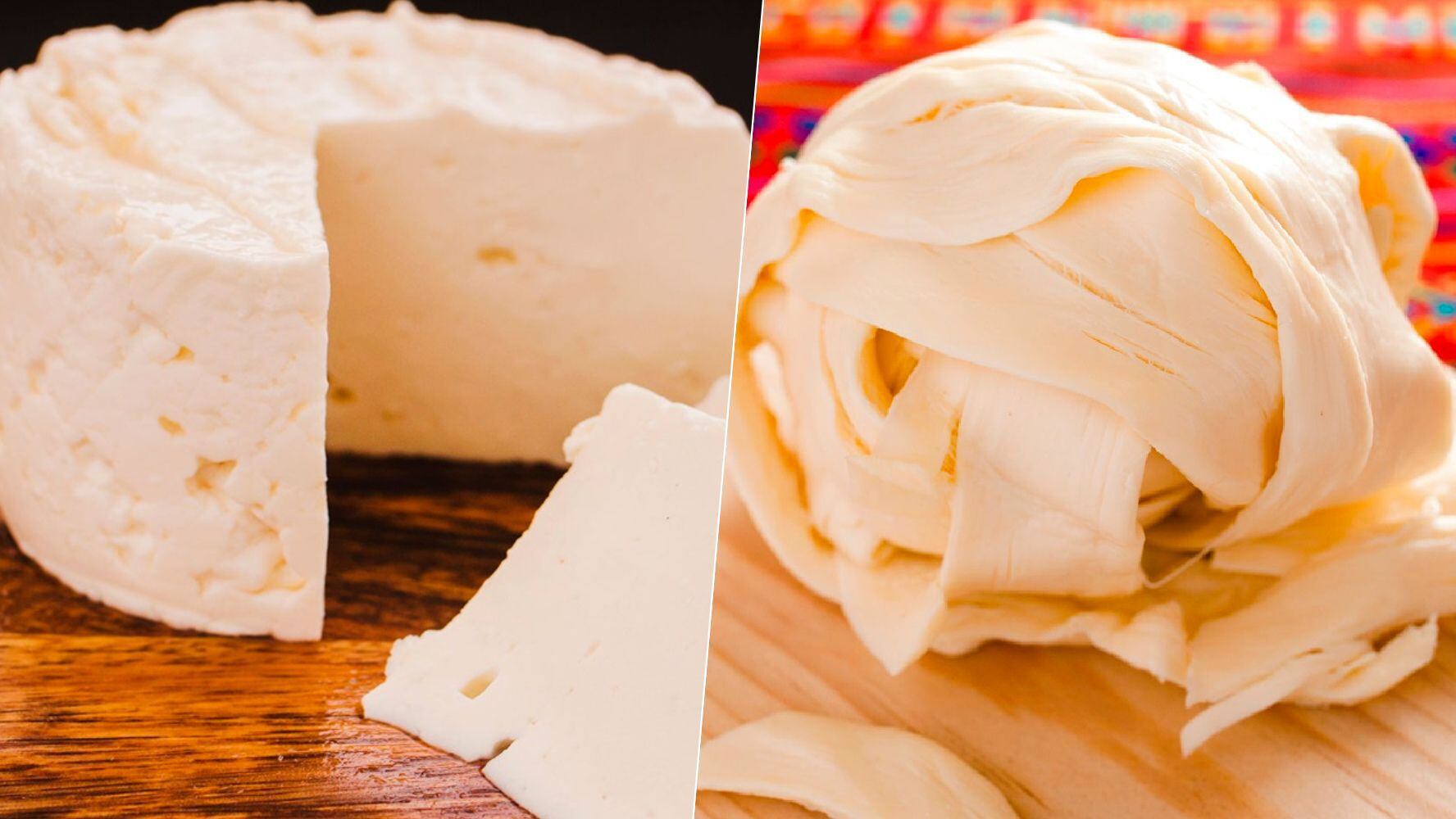Tanto el queso panela como el de hebra son originarios de México. (Foto: Shutterstock)