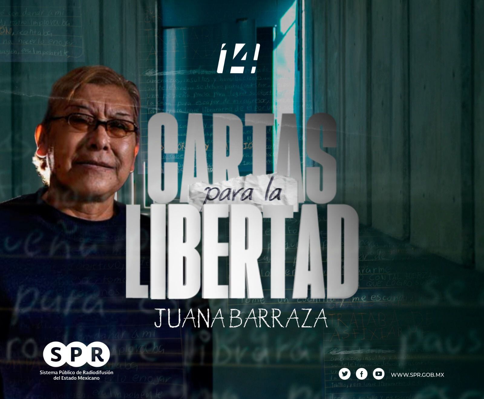 Promocional del programa 'Cartas para la Libertad' donde estará Juana Barraza 'La Mataviejitas'. (Foto: SPR)