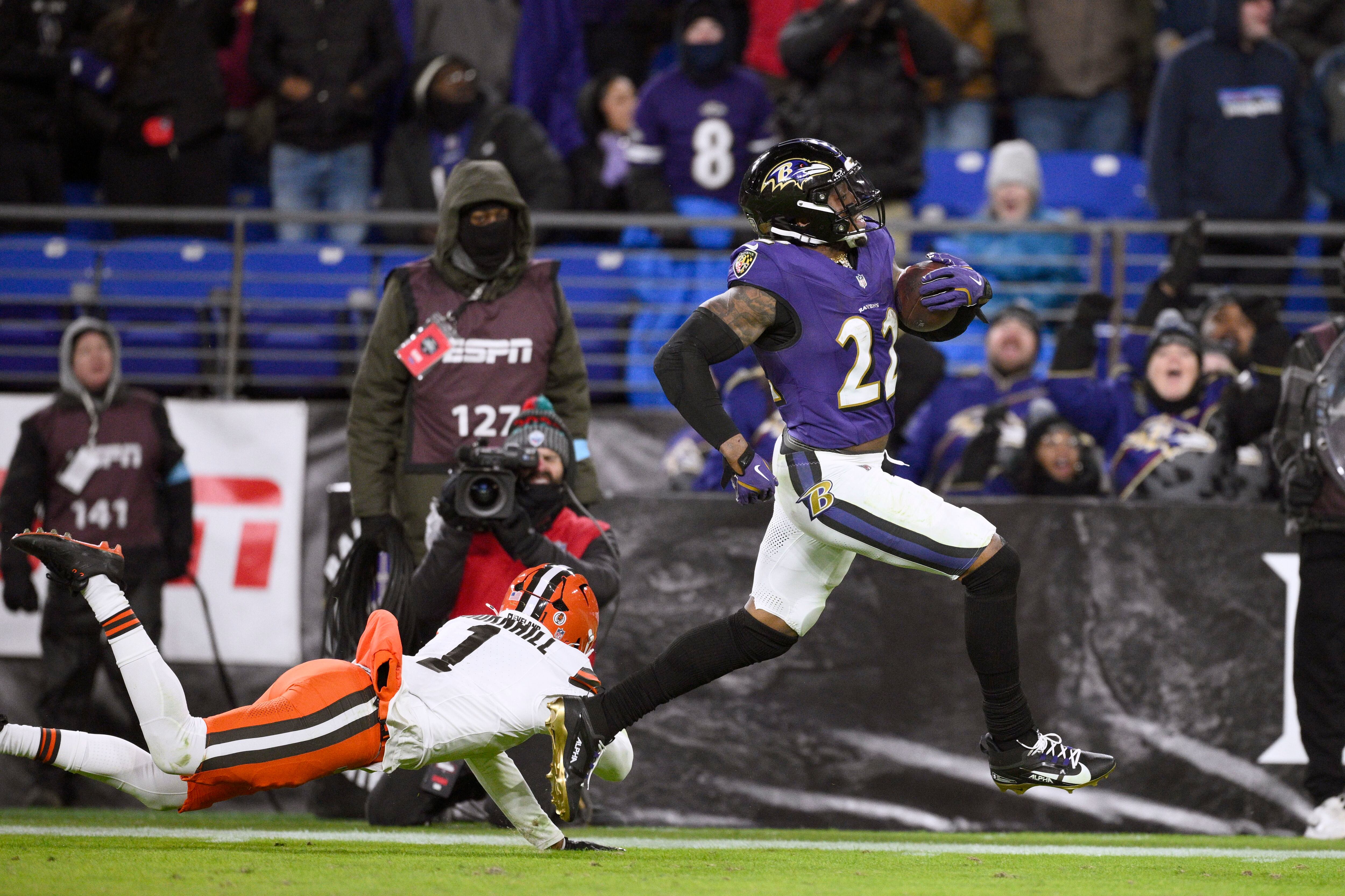 Ravens ganó el partido contra los Browns este sábado 4 de enero en la semana 18 de la NFL 2025.