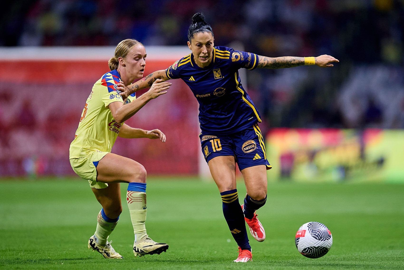 Actualmente, Jenni Hermoso es jugadora de Tigres femenil. (Foto: Mexsport) 