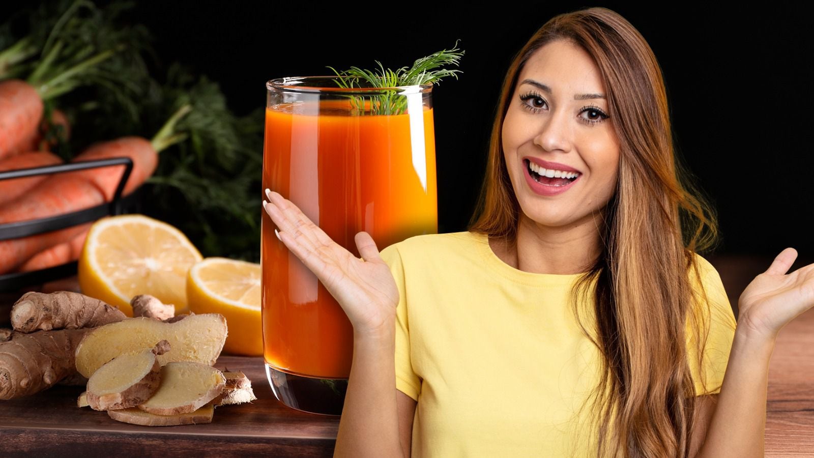 El jugo de zanahoria con jengibre y naranja puede proveer al organismo de vitamina A y C; minerales como potasio, fósforo y magnesio. (Foto: Especial El Financiero)