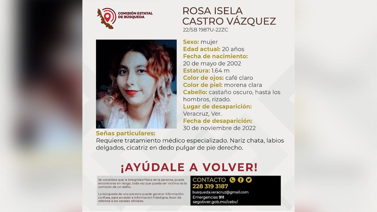 Rosa Isela salió a recoger ropa donada para su bebé... lleva 2 días desaparecida