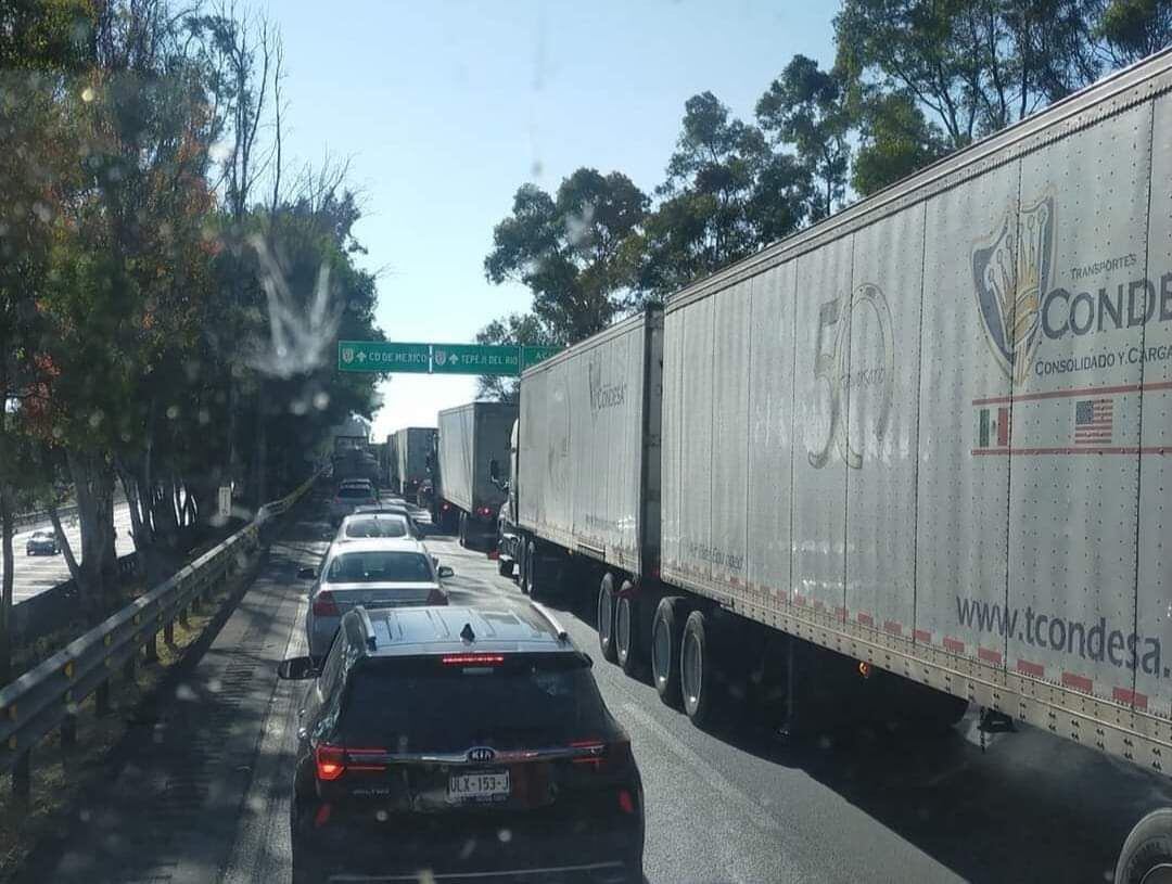 Autopista México-Querétaro: Capufe reporta fila de autos de hasta 30 kilómetros, ¿qué ocurrió?