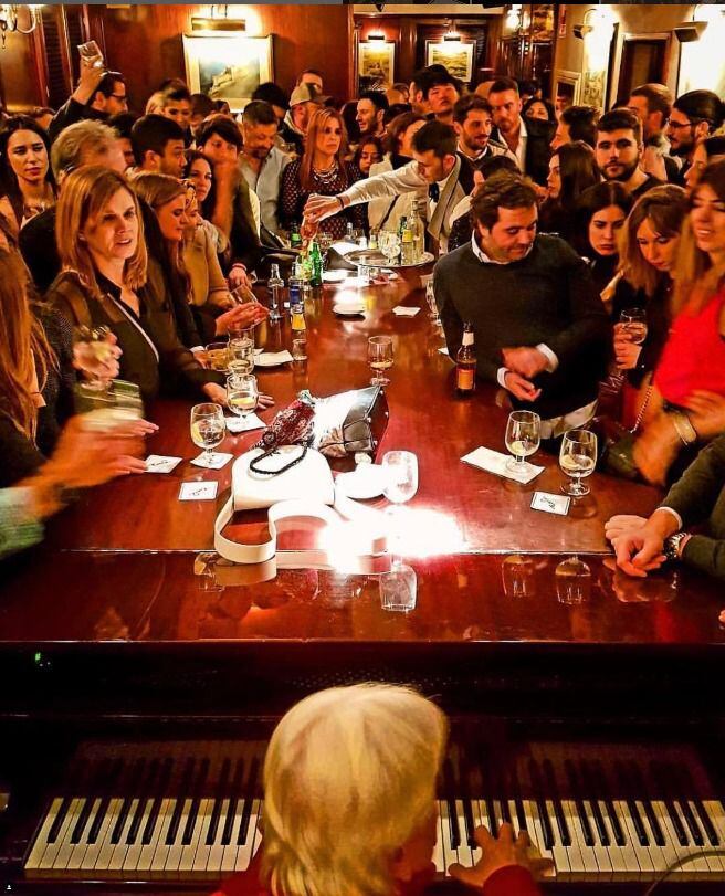 Toni2 es un piano bar ubicado en Madrid, el cual abrió por primera vez en 1978. (Foto: @toni2piano)