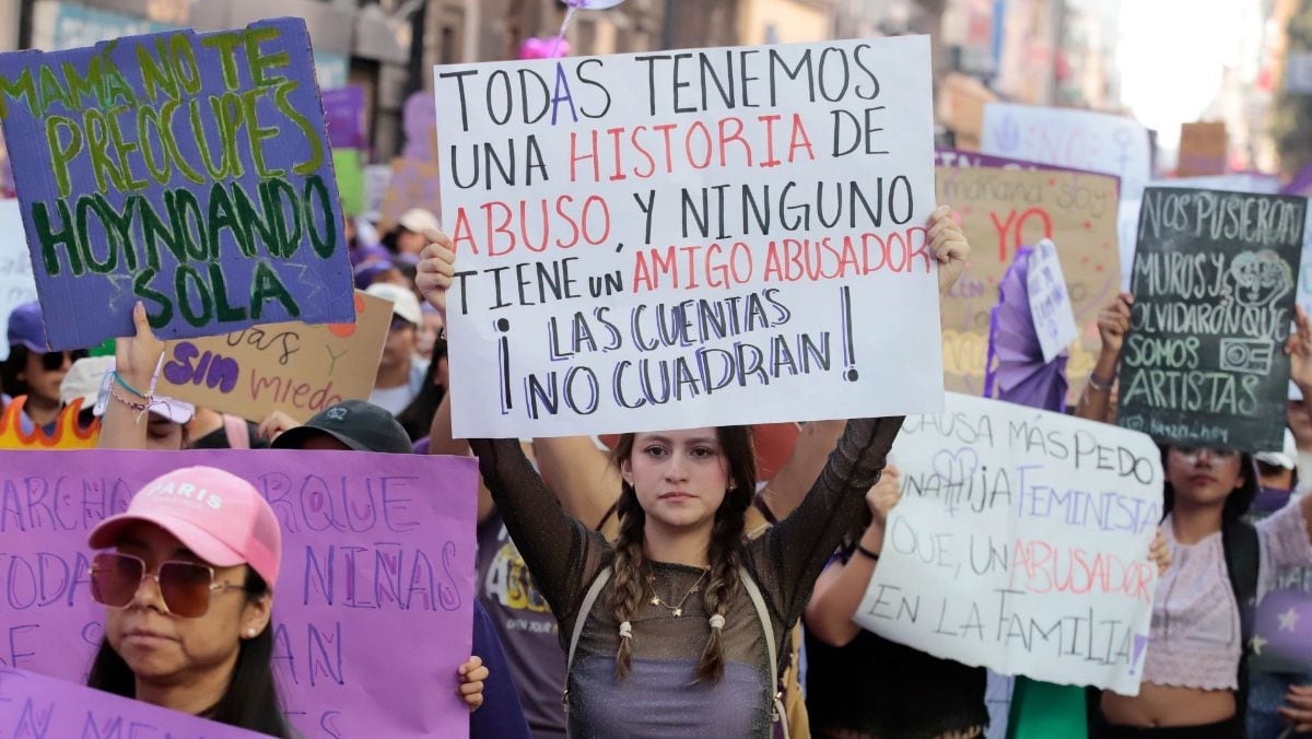 Cada 8 de marzo, miles de mujeres salen a manifestarse. (Foto: Especial)