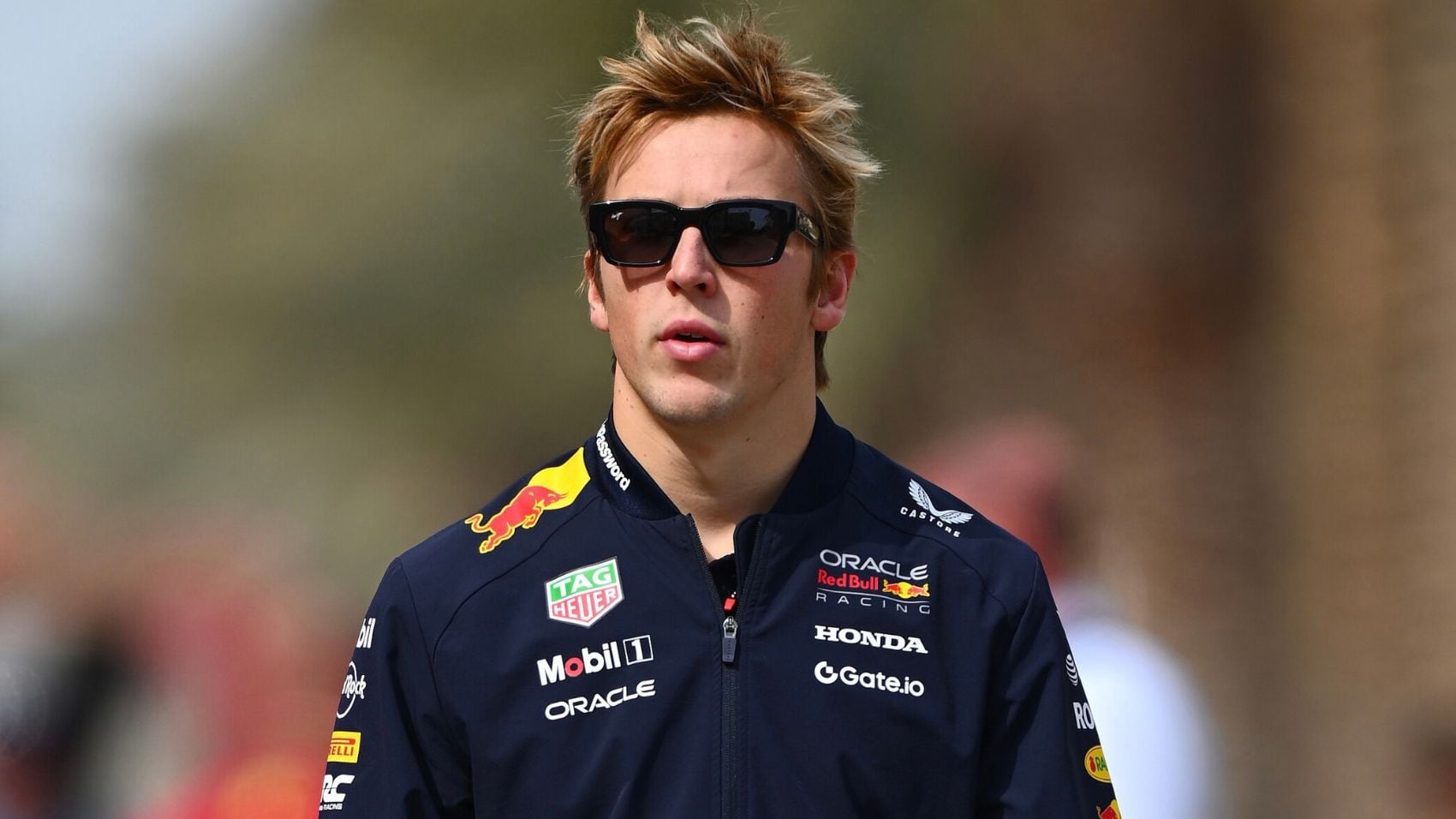 Liam Lawson abandonó el GP de Australia tras chocar con el muro. (@redbullracing)