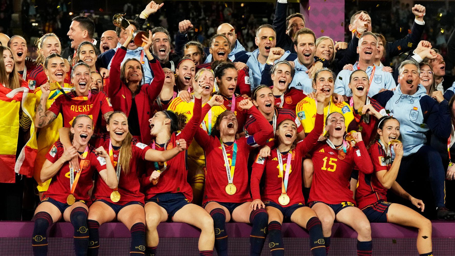 La selección española consiguió la copa del mundo del 2023. (Foto: AP) 