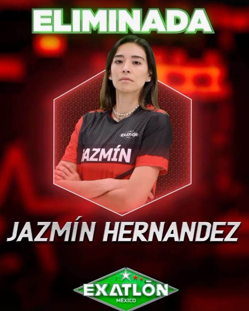 Jazmín Hernández fue la nueva eliminada del equipo rojo en 'Exatlón México' (Foto: Instagram @exatlonmx)