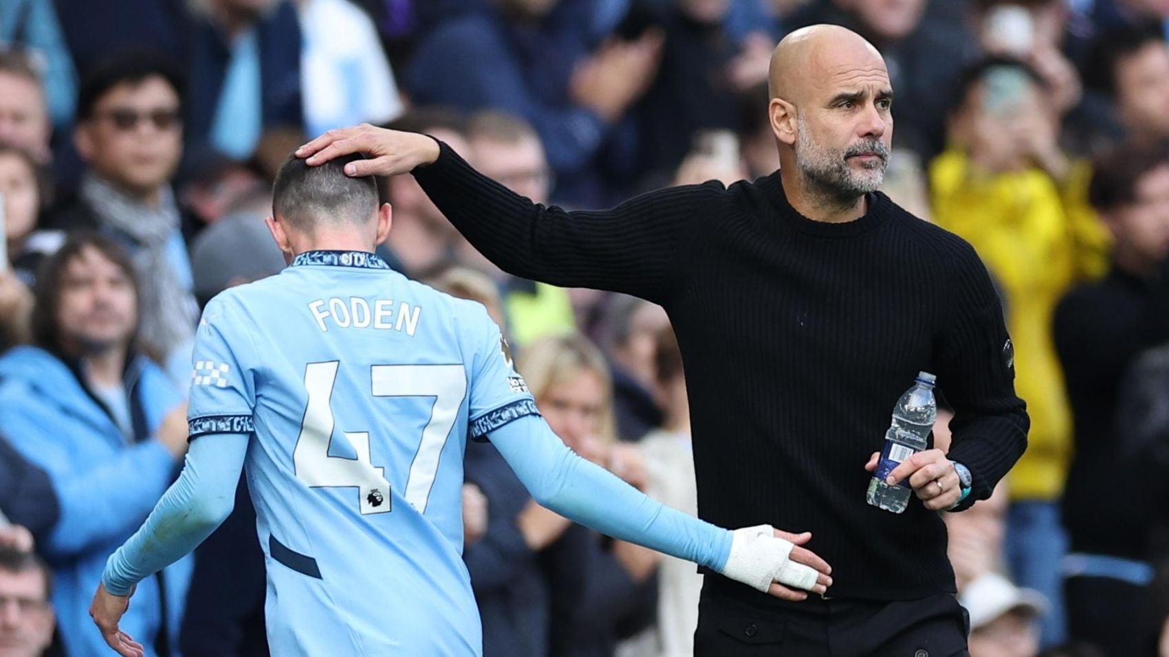 Josep Guardiola es el entrenador del Manchester City. (Foto: EFE)