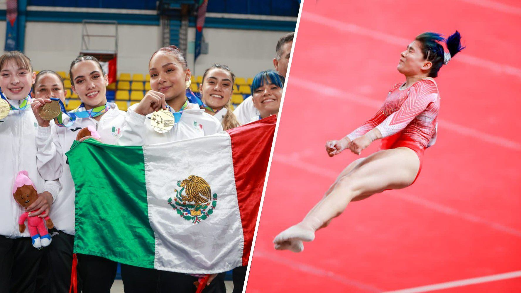 JCyC: México gana oro en gimnasia artística por equipos pese a fuerte caída de Alexa Moreno