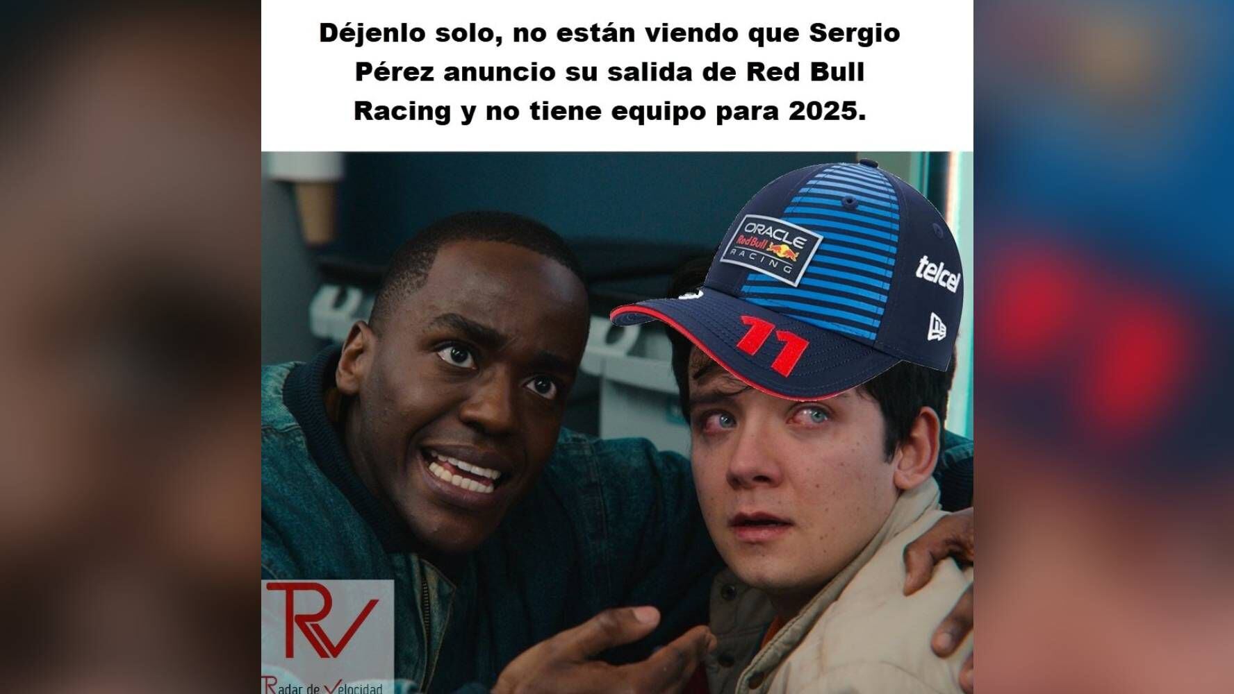 Memes de la salida de 'Checo' Pérez de Red Bull. (Foto: Especial).