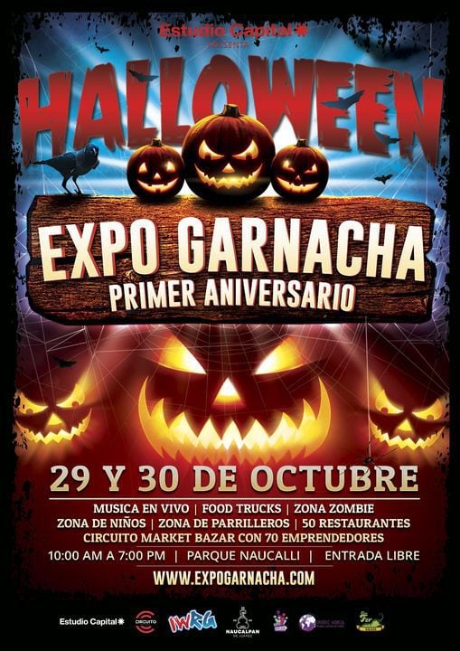 La Expo Garnacha Halloween tendrá al Estado de México como su sede. (Foto: Facebook / @expogarnacha)