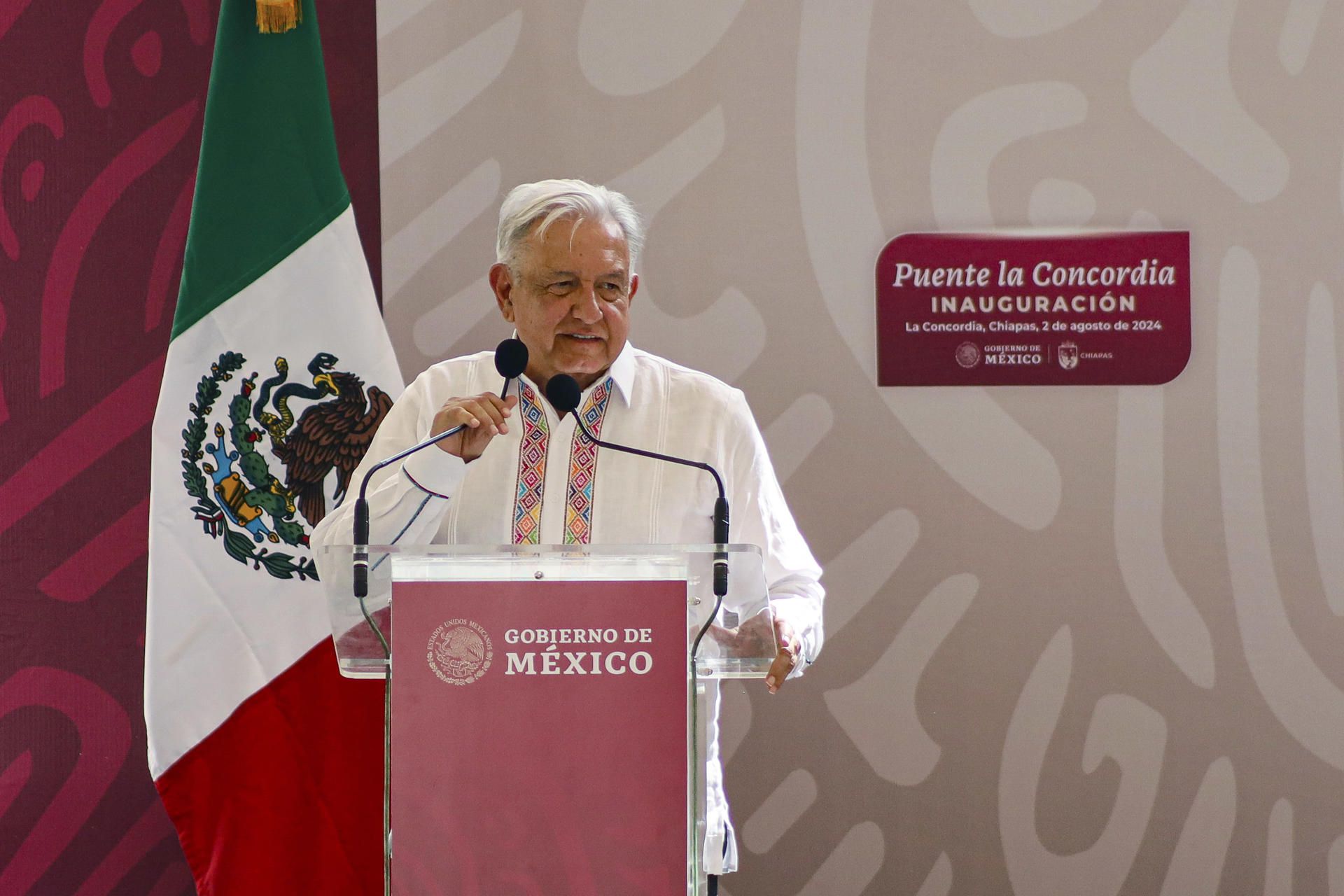 AMLO afirma que está ‘resolviendo’ la violencia en la frontera sur, entre Chiapas y Guatemala 