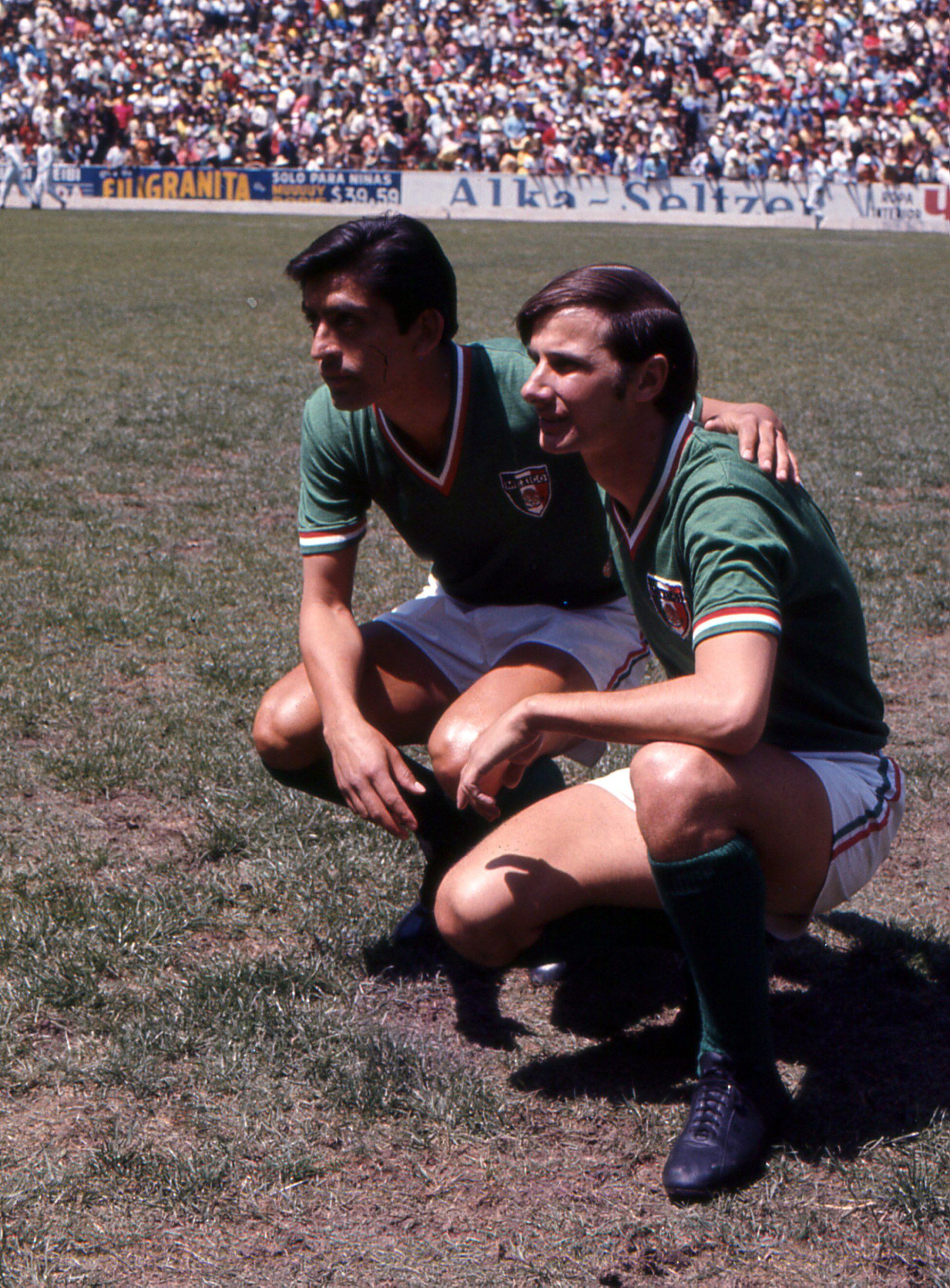 Alberto Onofre y Enrique Borja en Mexico 1970. (Foto: Mexsport).