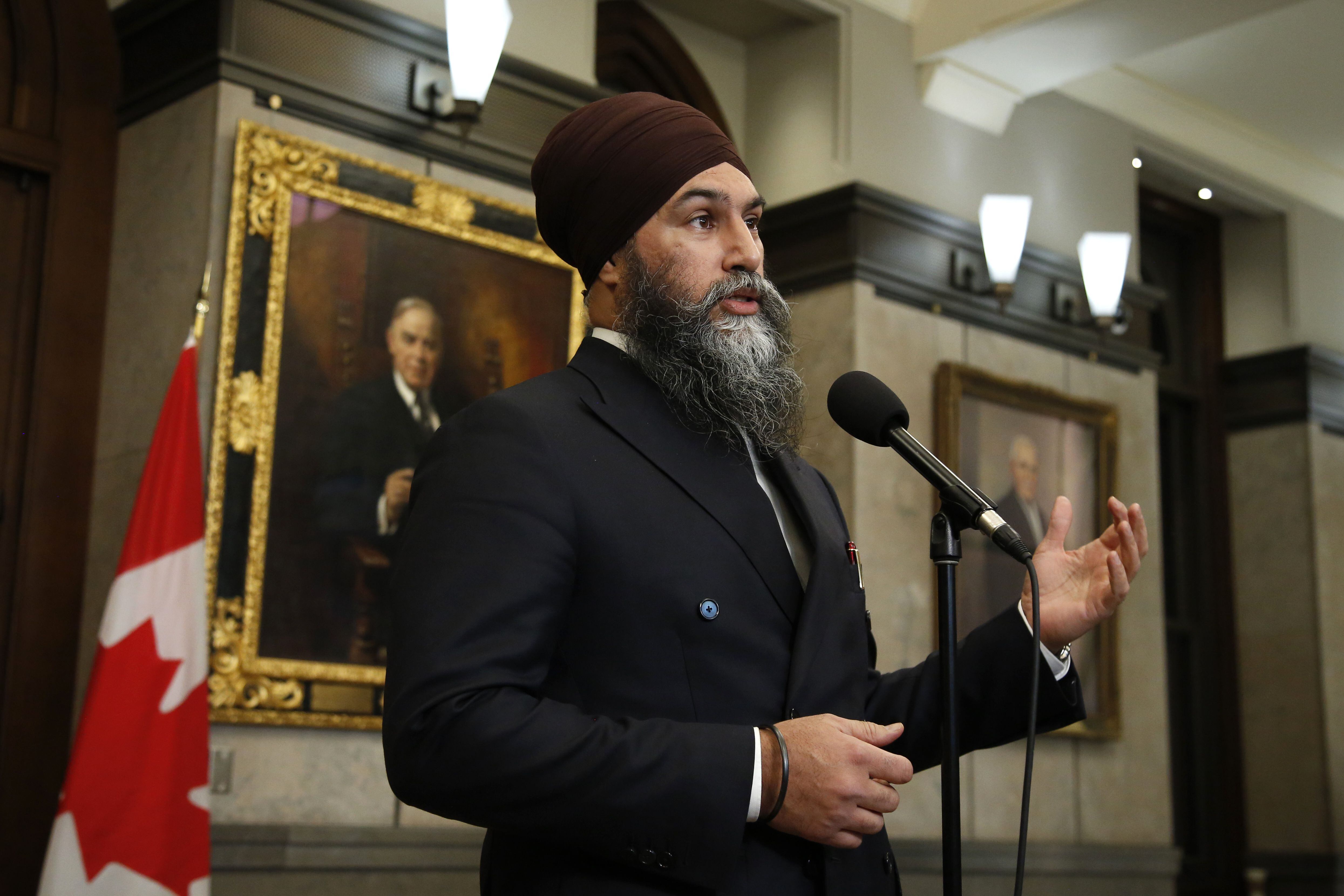 Jagmeet Singh, líder del Nuevo Partido Democrático, fue hasta septiembre el principal aliado del Partido Liberal de Trudeau en el Congreso de Canadá.