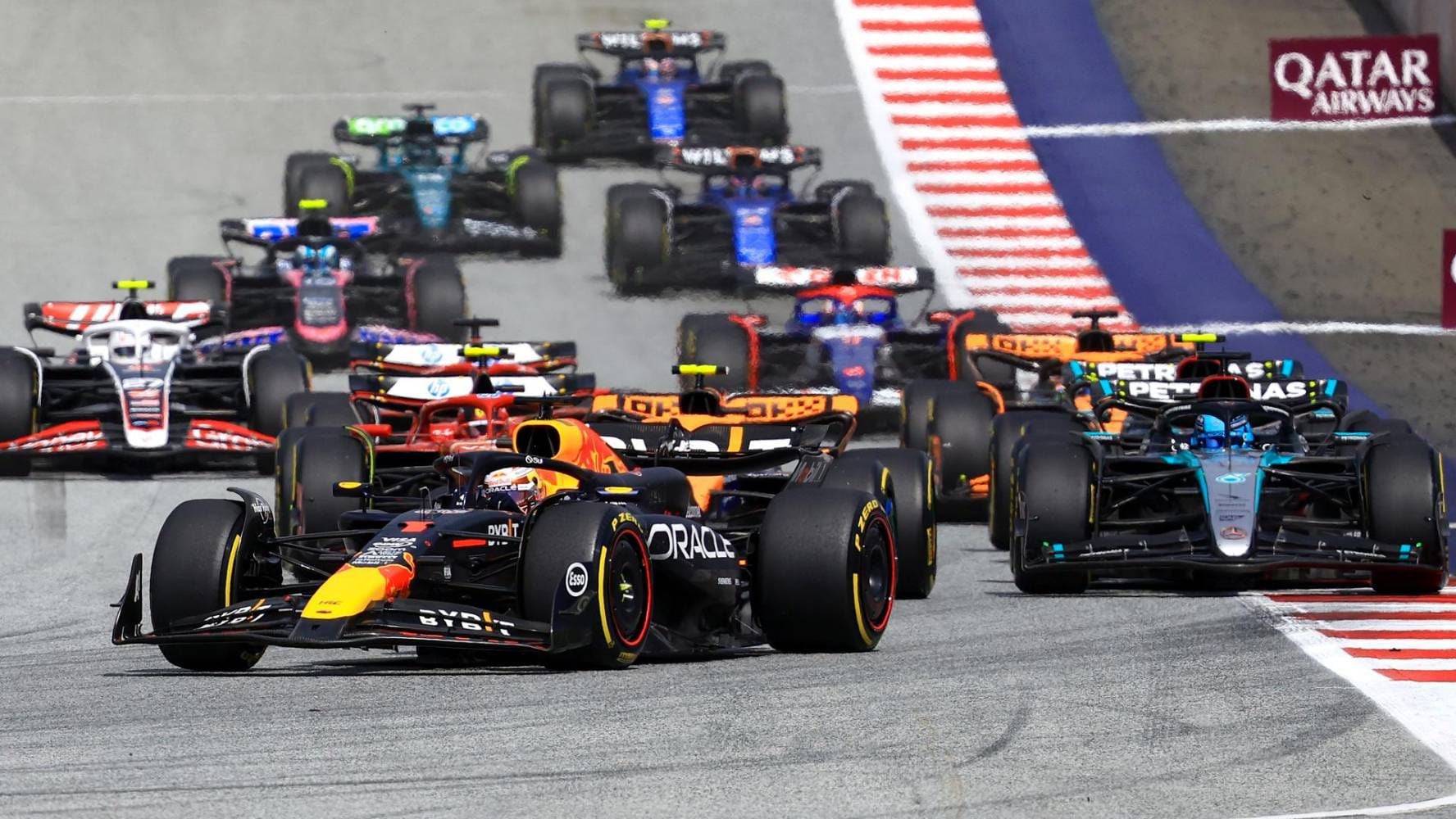 El piloto holandés Max Verstappen, de Red Bull Racing, lideró en el Gran Premio de Austria de Fórmula Uno, en Spielberg, Austria, el 30 de junio de 2024. (Foto: EFE).