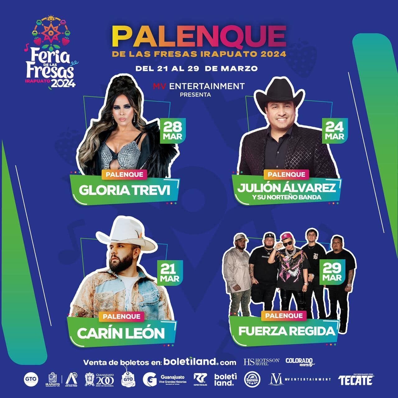 Cartel del Palenque para la Feria de las Fresas 2024. (Foto: Facebook @feriadelasfresas)