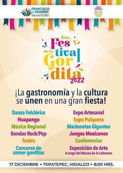 El Festival de la Gordita contará con algunas actividades para sus asistentes. (Foto: Facebook / @Festival de la Gordita)
