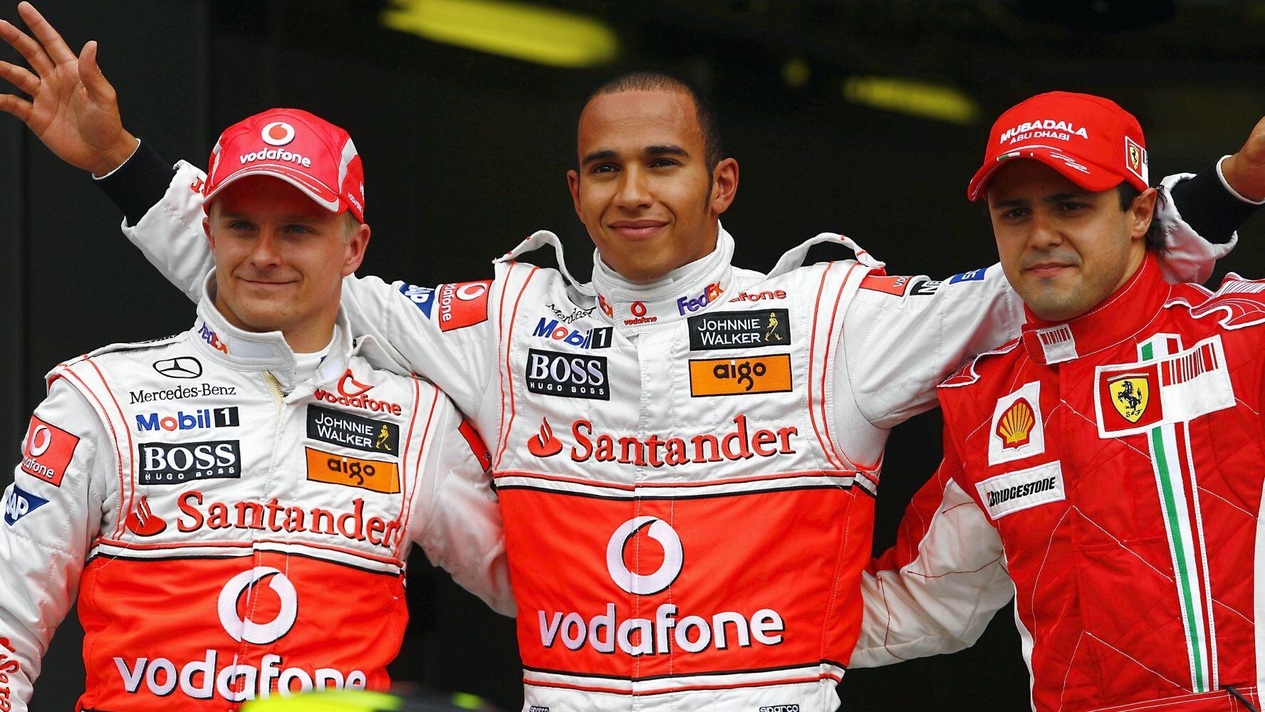 Hamilton le ganó el campeonato a Massa en 2008.