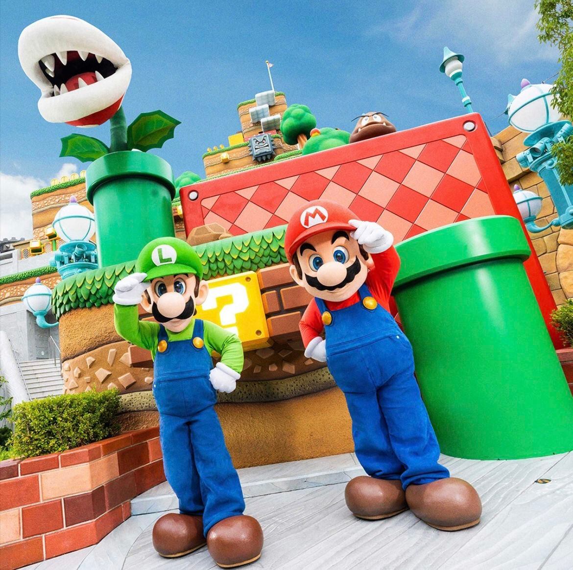 El Super Nintendo World cuenta con la presencia de Mario, Luigi y Peach. (Foto: Instagram / @unistudios)