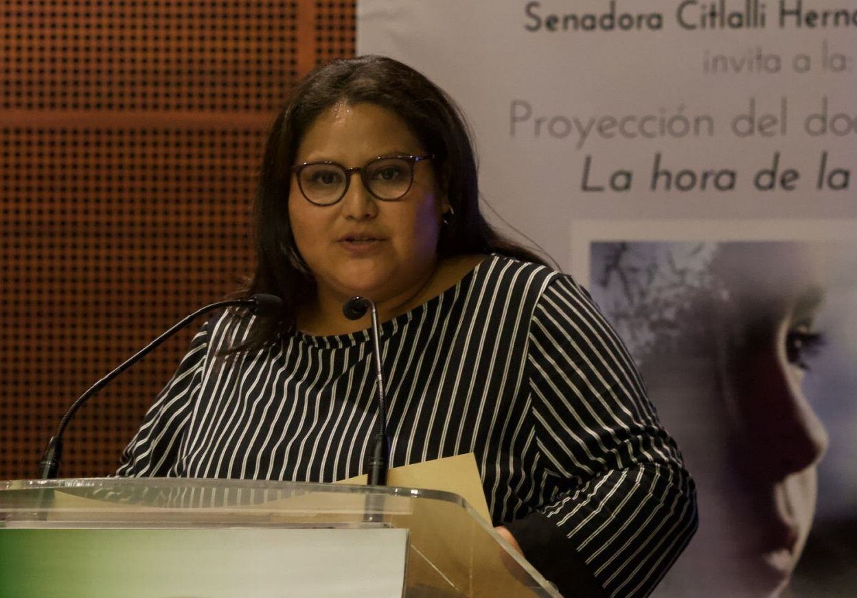 Secretaria general de Morena, Citlali Hernández.