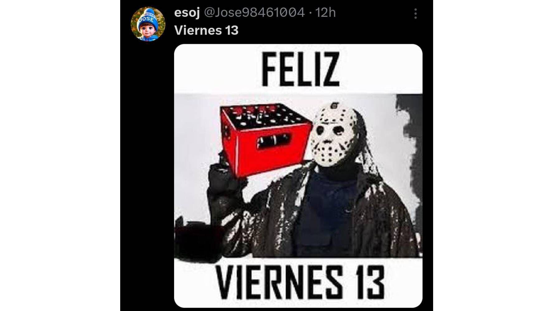 Los memes del viernes 13 de diciembre. (Foto: Captura X)