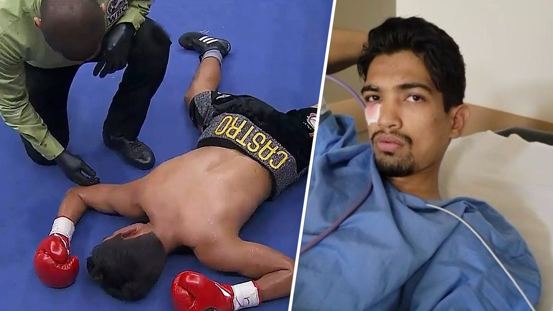 'Sugar' Castro is discharged after shock and falling off the stretcher;  WBC will review the fight
