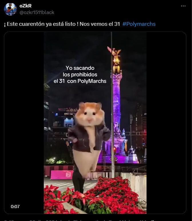 Estos son los memes que dejó el concierto de PolyMarch en el Ángel de la Independencia. (Foto: Captura de pantalla)