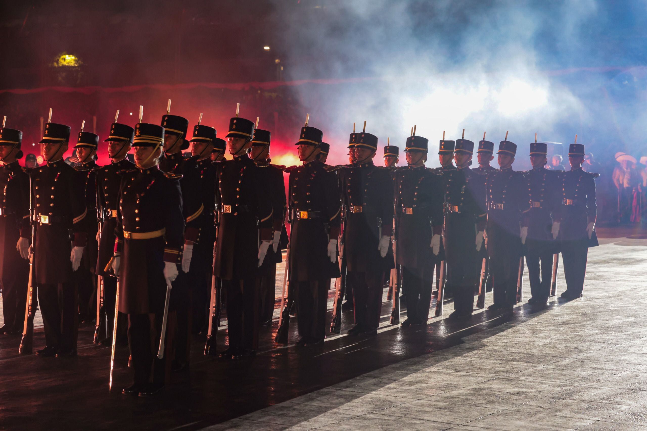 Espectáculo por los 200 años de la República. (Presidencia)